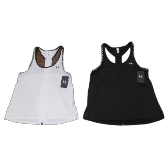 Under Armour Heat Gear UA Knockout Tank Top Women's Size Small Lot of 2 NWT - Picture 1 of 2